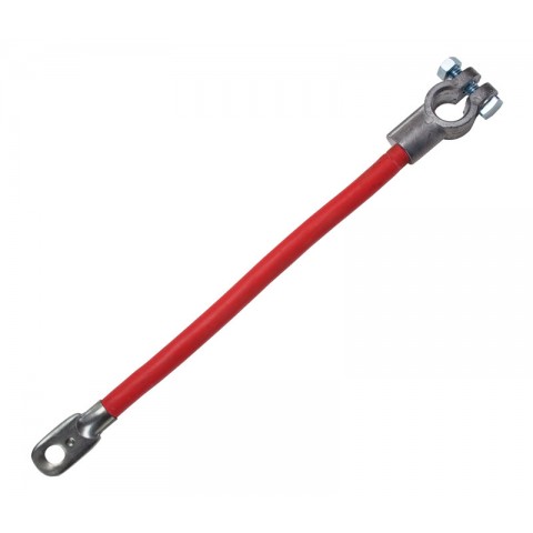 Uriah Products UV002920 10 4 AWG ⅜ Stud top Post red Battery Cable