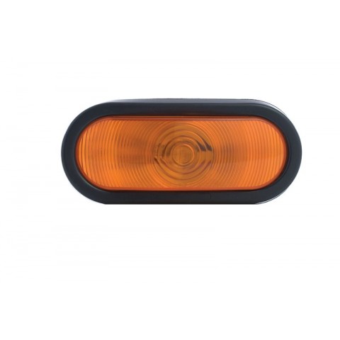 Amber Stop/Turn/Tail/Back-up Light w/Rubber Grommet