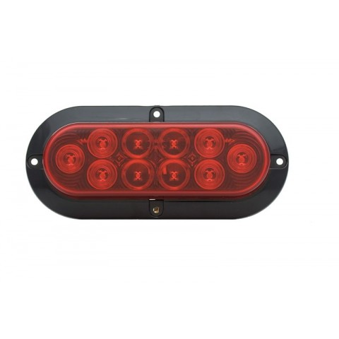Red LED Stop/Turn/Tail/Back-up Light w/Flange
