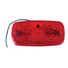 Red LED Double Bulls-eye Clearance Light