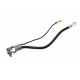 Black Top Post Battery Cable 4 AWG 25in w/ Auxiliary Cable